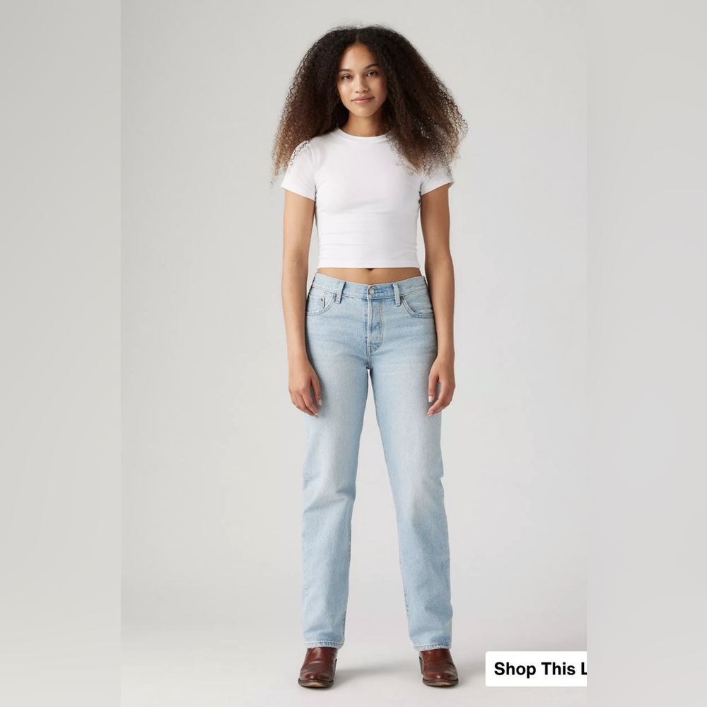 Levi's Women's 501 90’s Jean Size 32 Ever Afternoon light wash